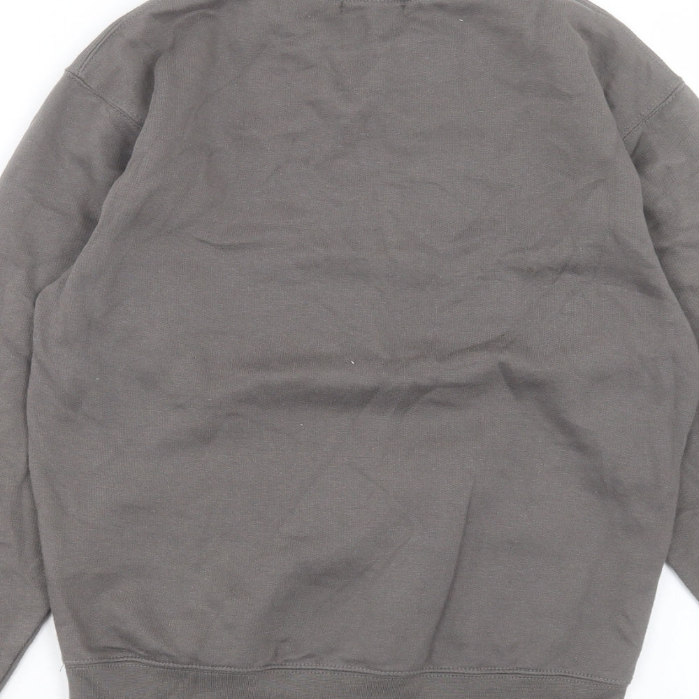 PRETTYLITTLETHING Womens Grey Cotton Pullover Sweatshirt Size XS Pullover - Columbia University