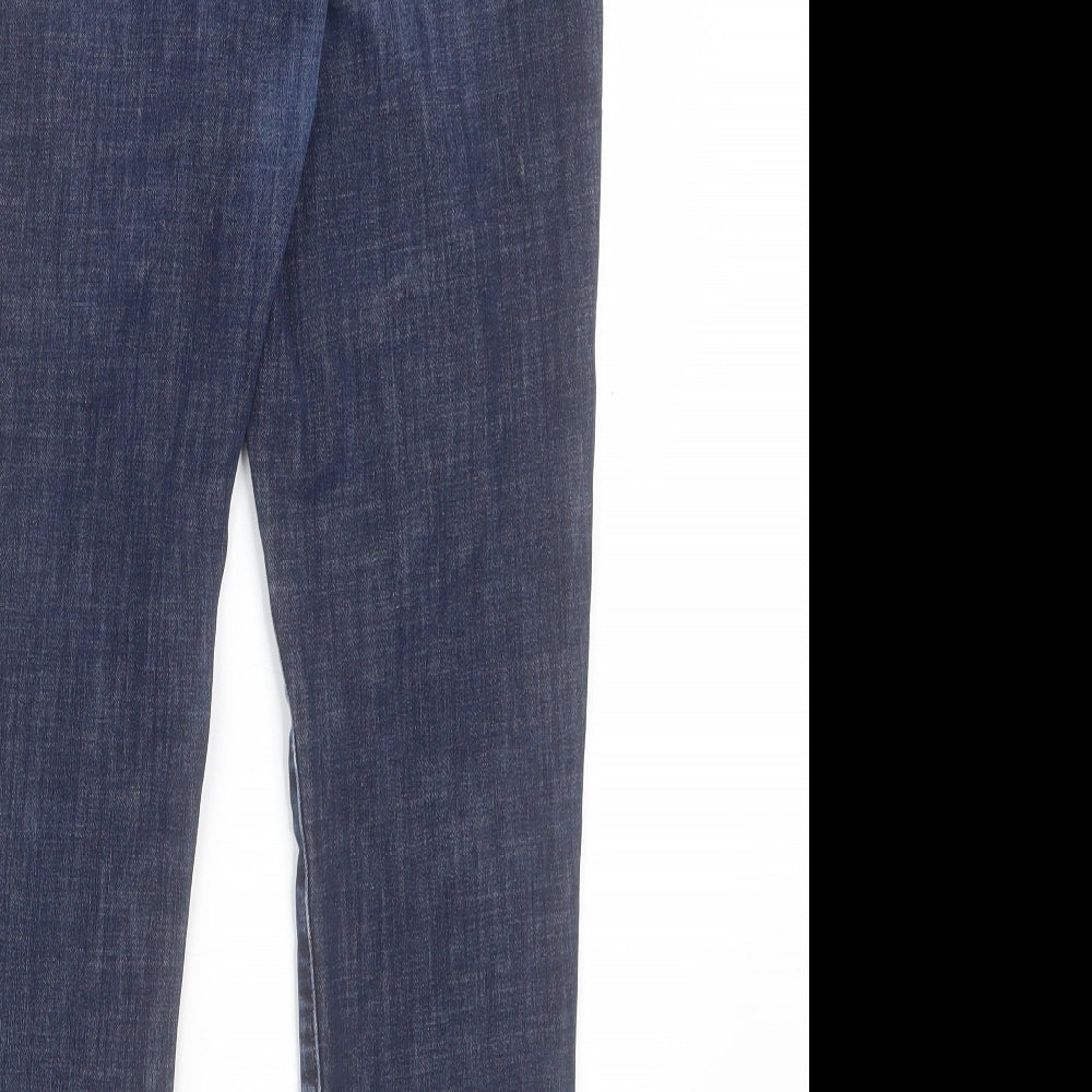 Gap Womens Blue Cotton Skinny Jeans Size 30 in L28 in Regular Button