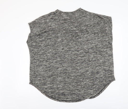 Womens UK Size XL Body Flirt Grey Basic Blouse