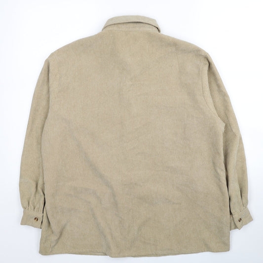 Nasty Gal Womens Beige Jacket Size 6 Button