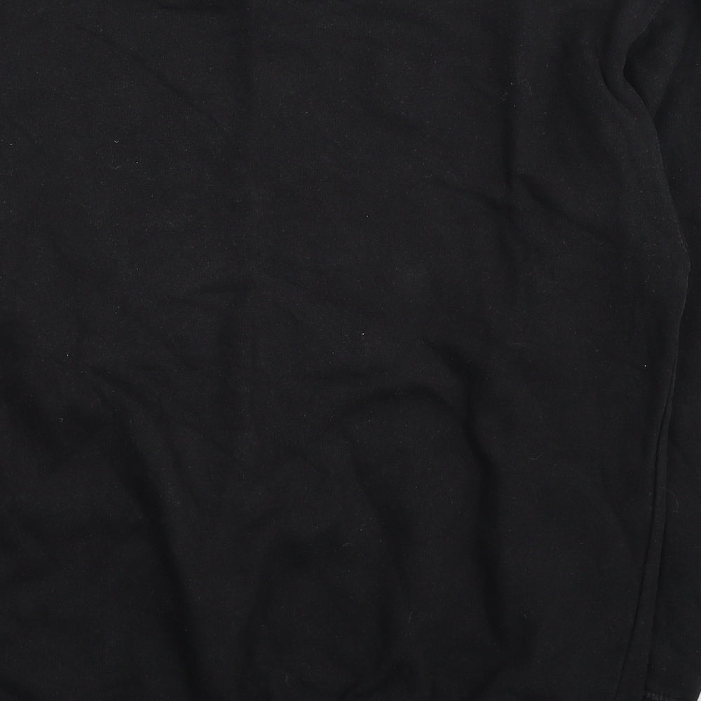 D&H Clothing Mens Black Polyester Pullover Sweatshirt Size M - Stay Dope