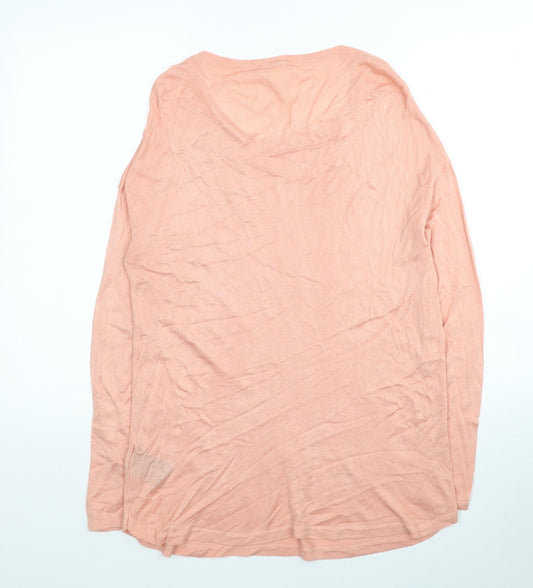 Womens UK Size S H&M Pink Tunic Jumper