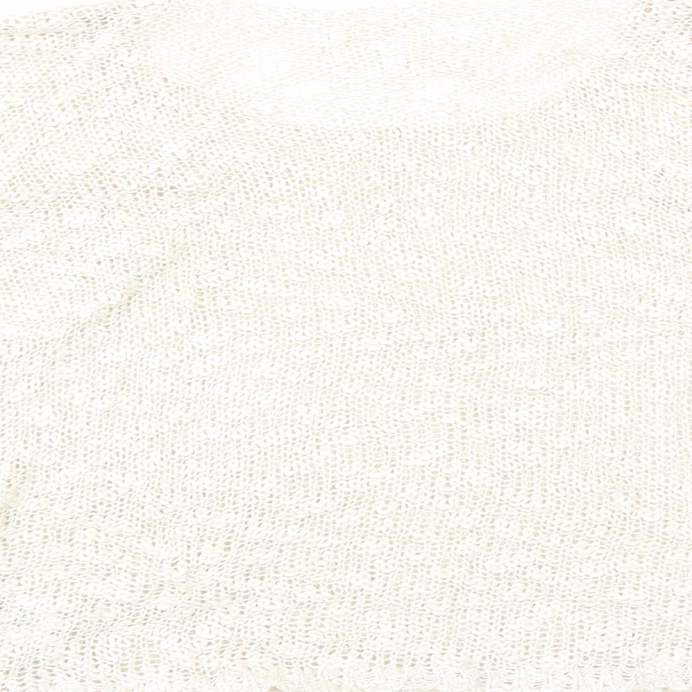 Womens UK Size M New Look Ivory Pullover Jumper