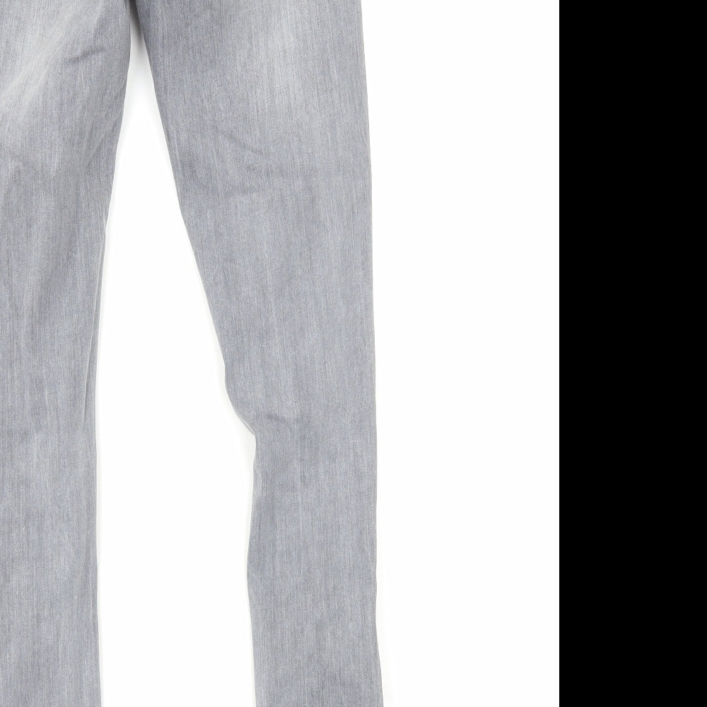 Womens UK Size 8 Laulia Regular Fit Skinny Grey Jeans