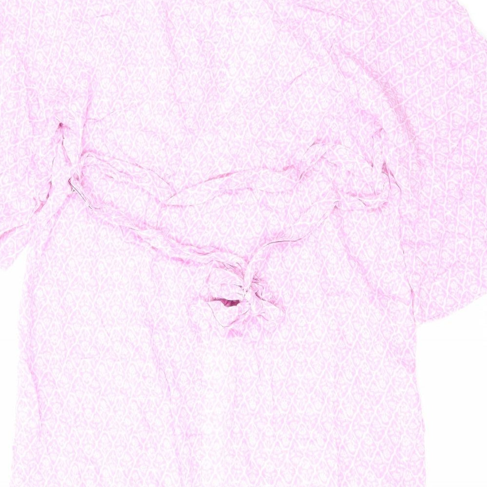 Womens UK Size 10 Marks and Spencer Pink Kimono Coat