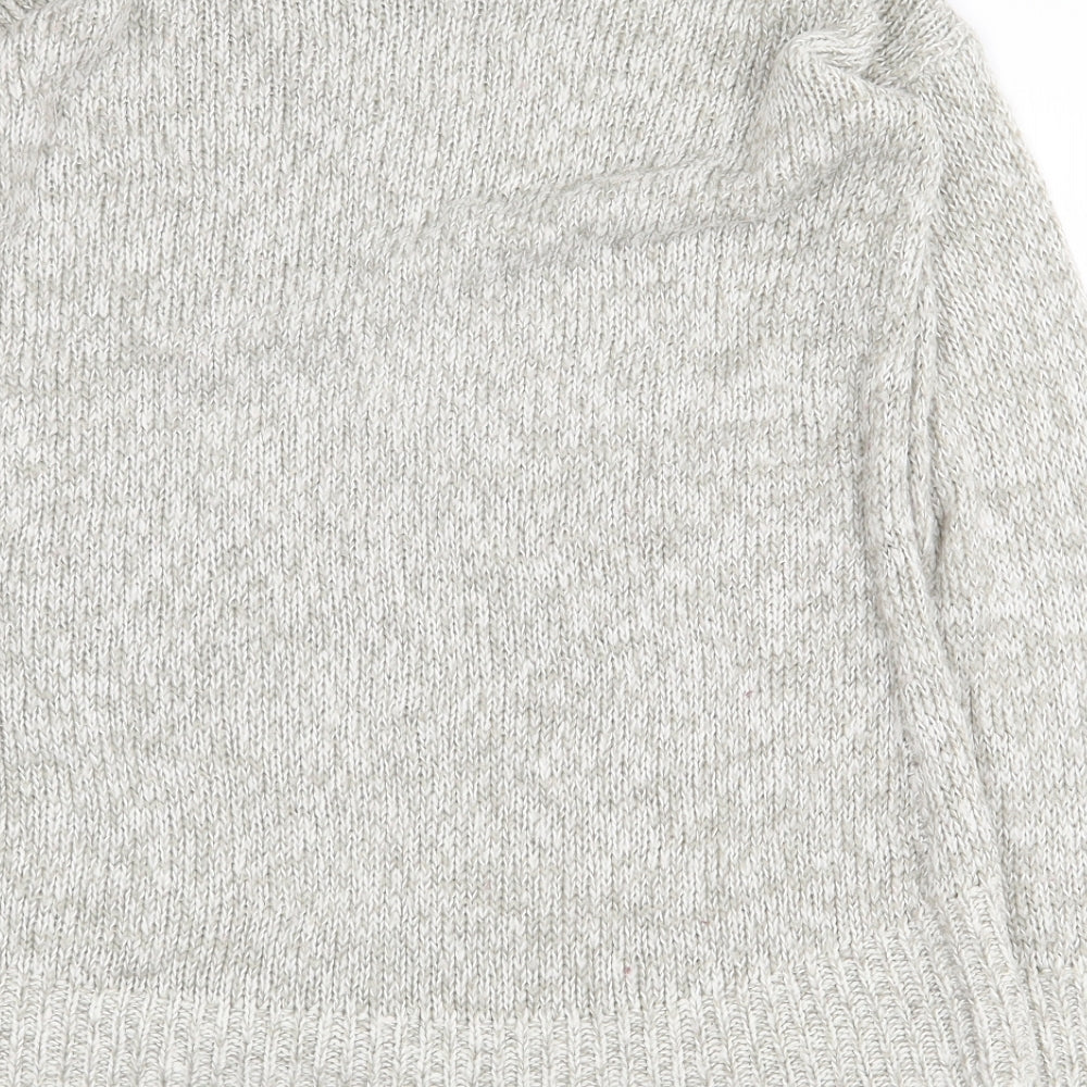 Womens UK Size S New Look Grey Pullover Jumper