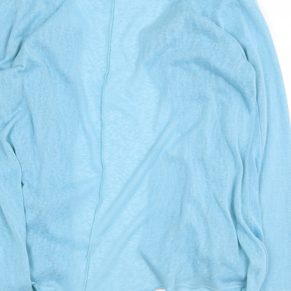 Womens UK Size L Marks and Spencer Blue Cardigan Jumper