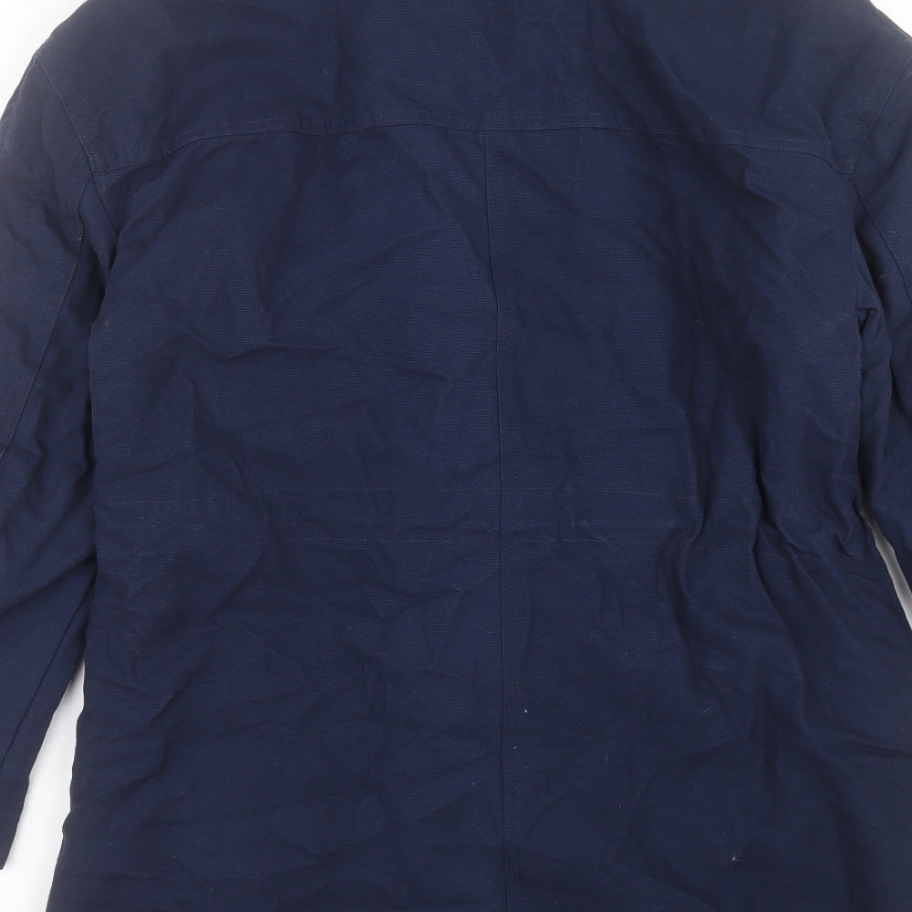 Womens UK Size 8 Per Una Blue Parka Coat