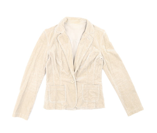 Womens UK Size 8 Dorothy Perkins Beige Jacket