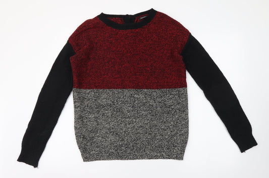 Womens UK Size 8 Mango Red Pullover Jumper