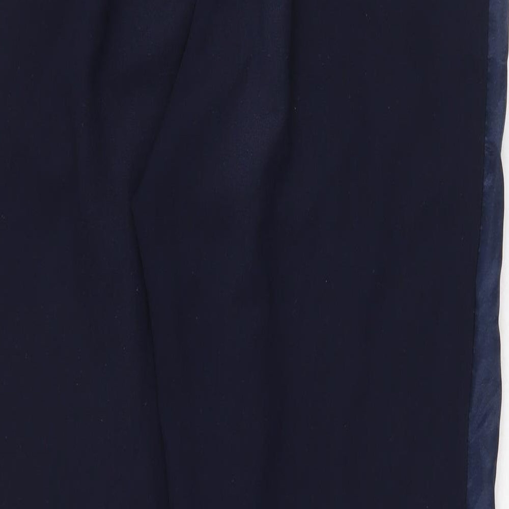 Womens UK Size 10 Topshop Regular Fit Blue Trousers
