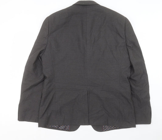 Mens UK Size 44 NEXT Regular Grey Suit Jacket