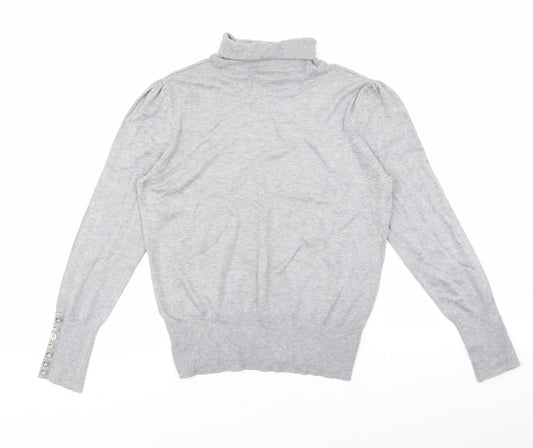 Womens UK Size 12 Wallis Grey Pullover Jumper