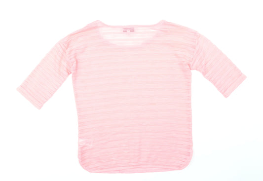 Womens UK Size 8 NEXT Pink Pullover Jumper