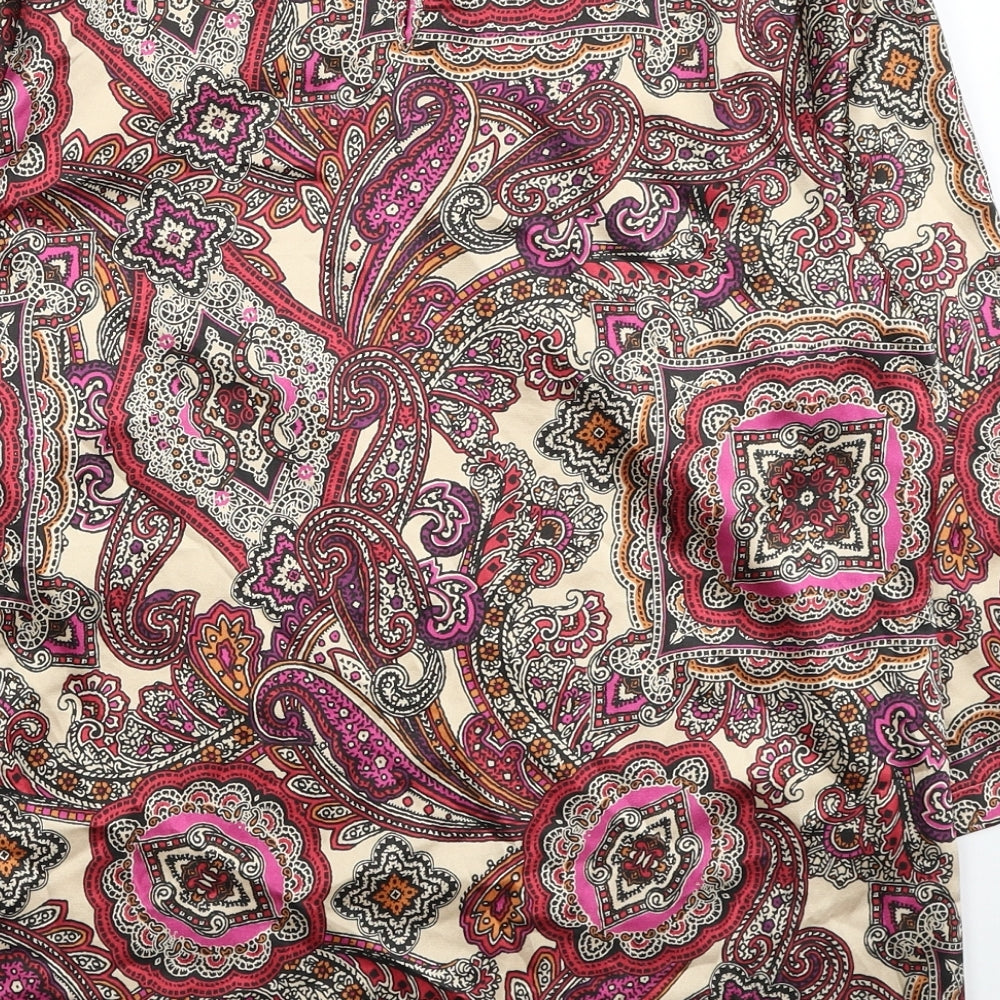 Womens UK Size 10 Marks and Spencer Multicoloured Basic Blouse