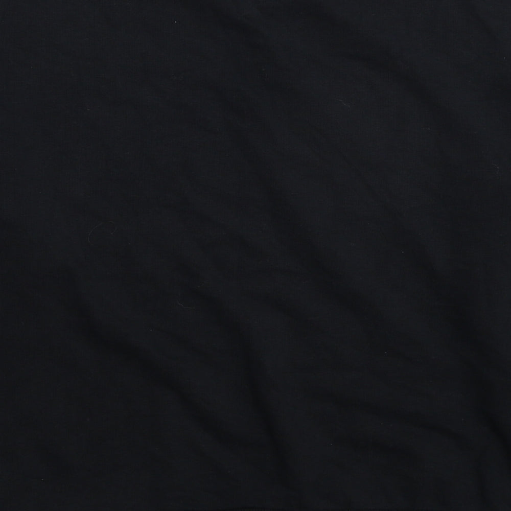 M&Co Girls Black Cotton Pullover Sweatshirt Size 14 Years Pullover - GRL PWR Born To Be Free