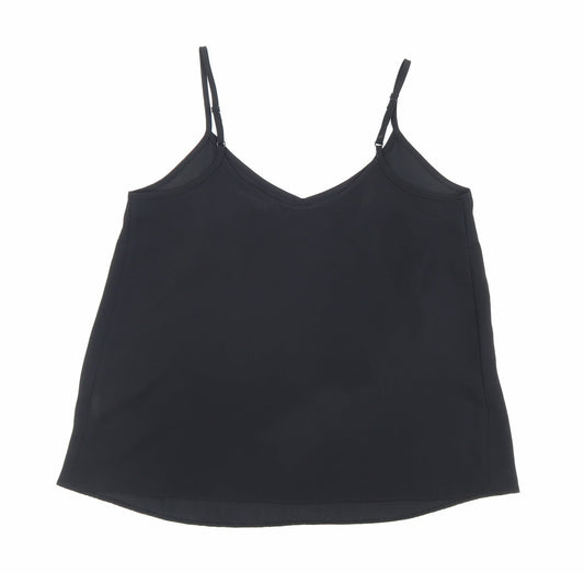 Womens UK Size 10 Atmosphere Black Camisole Blouse