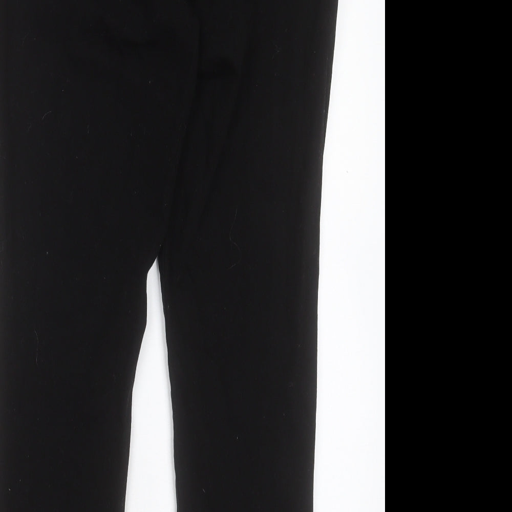 NEXT Womens Black Cotton Skinny Jeans Size 34 in L28 in Regular Button