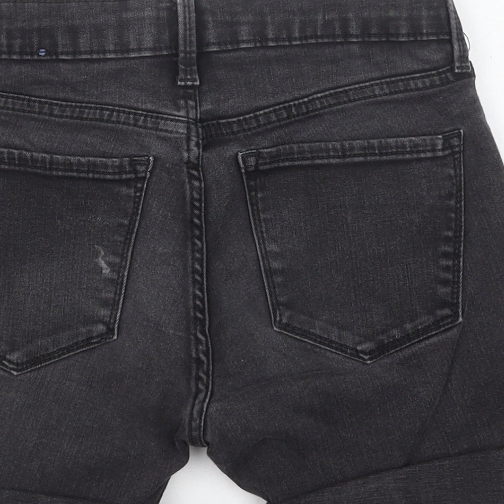 Gap Womens Grey Cotton Skimmer Shorts Size 25 in L6 in Regular Button