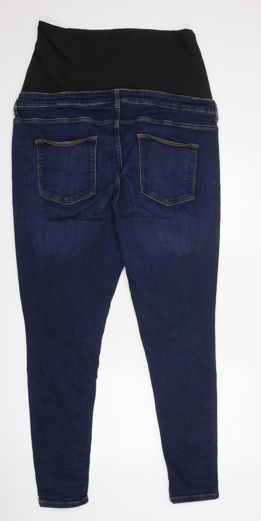 Very Womens Blue Cotton Skinny Jeans Size 42 in L30 in Regular