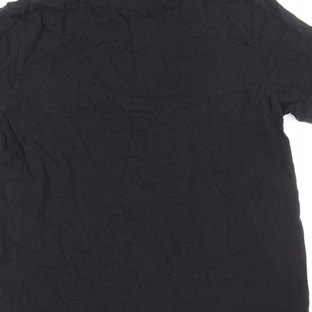 Stanley / Stella Mens Black Cotton Polo Size L Collared Pullover - Giants 1895