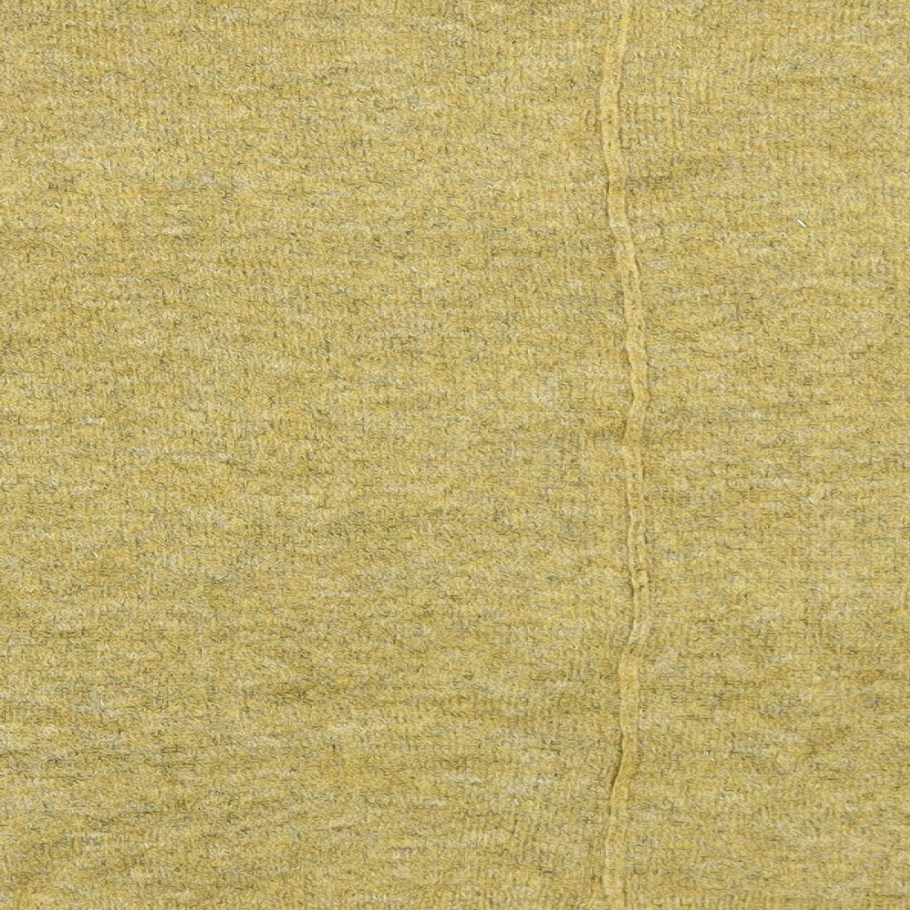 Womens UK Size L Papaya Yellow Pullover Jumper