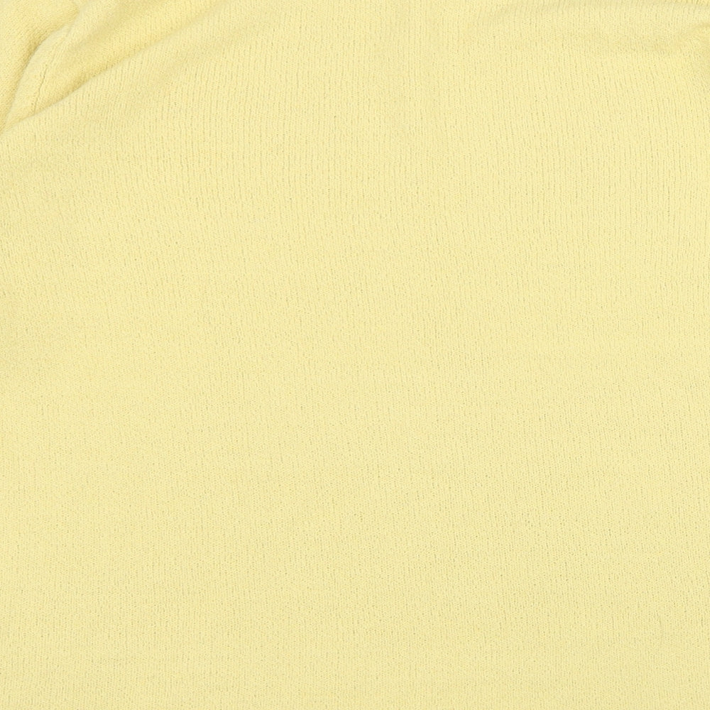 Womens UK Size One Size Fay Louise Yellow Pullover Jumper