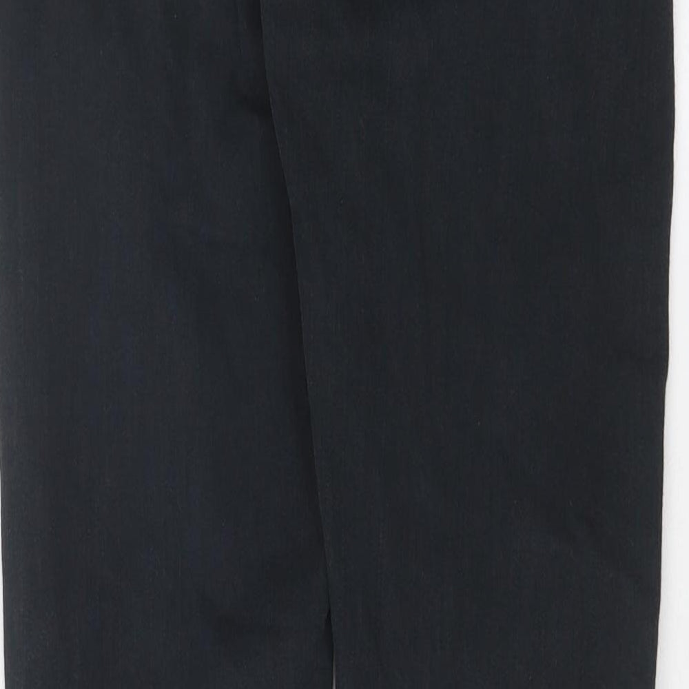 Topshop Womens Black Cotton Skinny Jeans Size 30 L32 in Regular Button