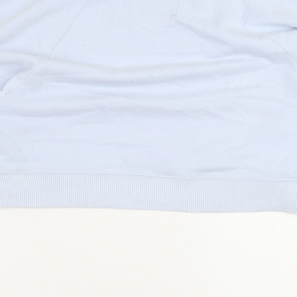 Hollister Womens Blue Cotton Pullover Sweatshirt Size XS Pullover - Butterfly Detail