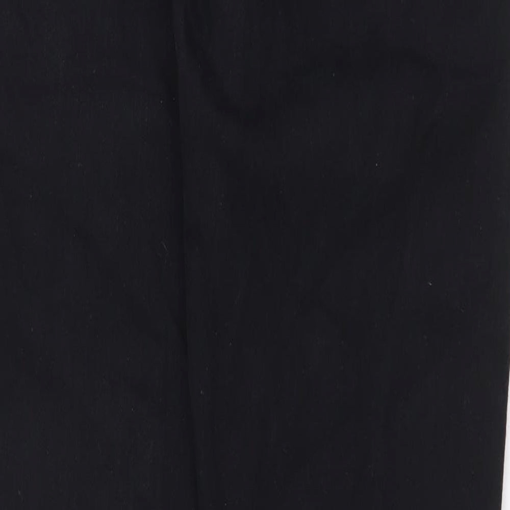 Womens UK Size 32 in H&M Regular Fit Straight Black Jeans