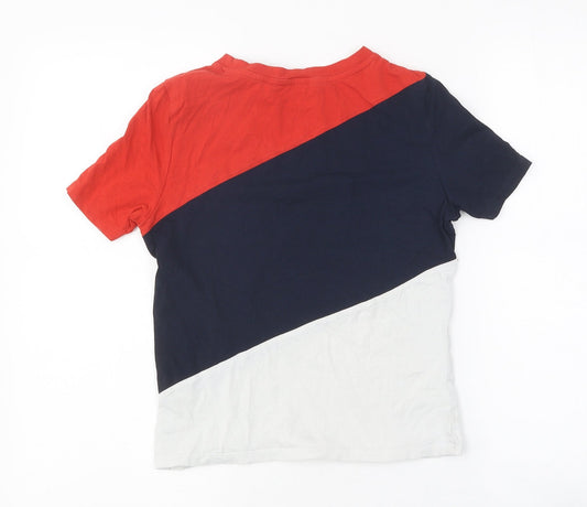 Womens UK Size S Monki Multicoloured Basic T-Shirt