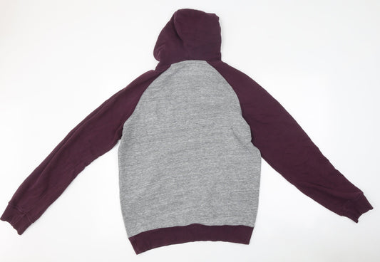 Mens UK Size S Easy Pink Pullover Hoodie