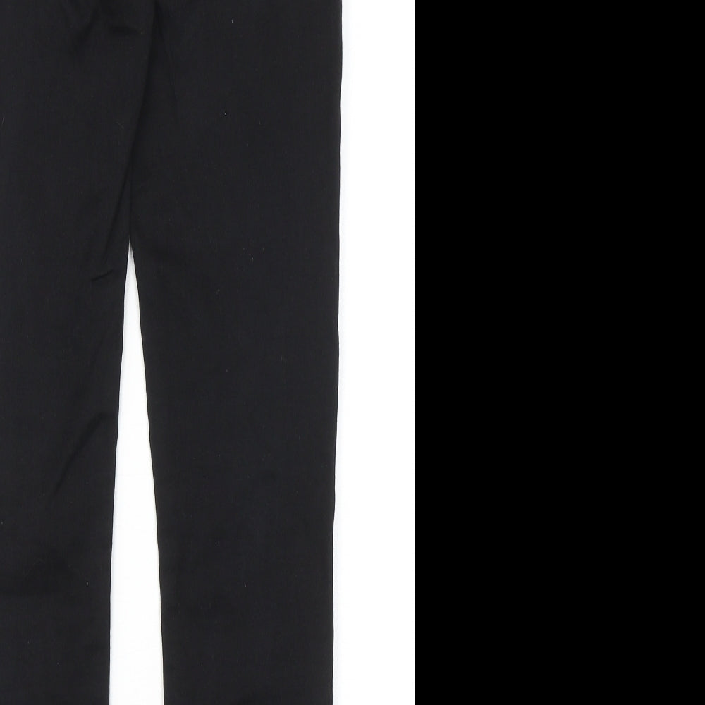 Topshop Womens Black Cotton Skinny Jeans Size 28 in L32 in Regular Zip