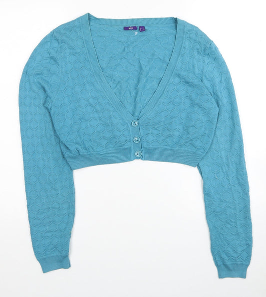 Womens UK Size XL Mexx Blue Cardigan Jumper