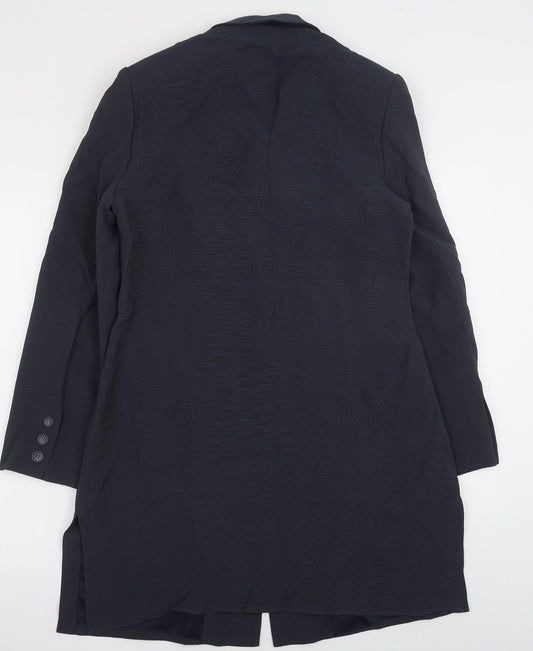 Kaliko Womens Blue Viscose Jacket Suit Jacket Size 14