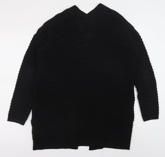 Womens UK Size S Matalan Black Cardigan Jumper