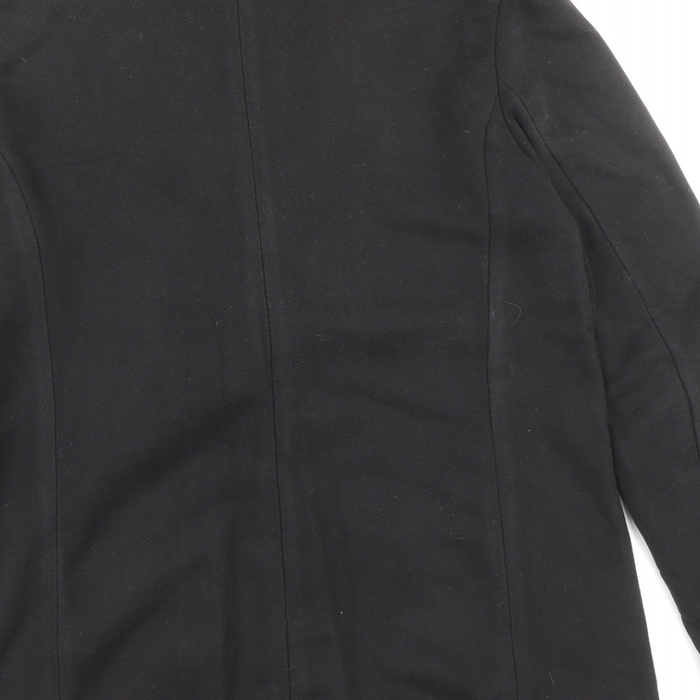 Ann Taylor Womens Black Jacket Blazer Size M Button