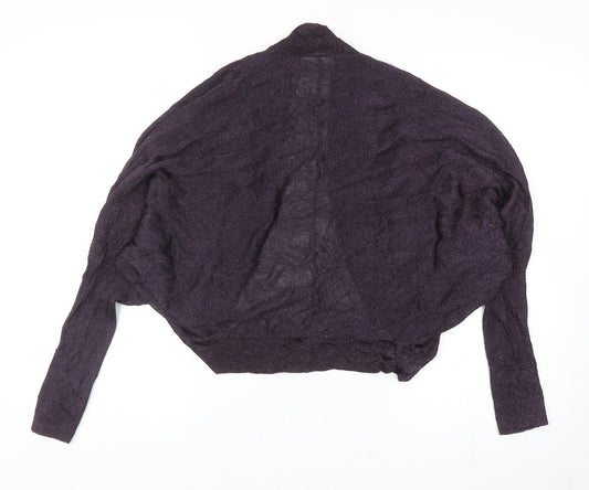 Womens UK Size M Wallis Purple Cardigan Jumper