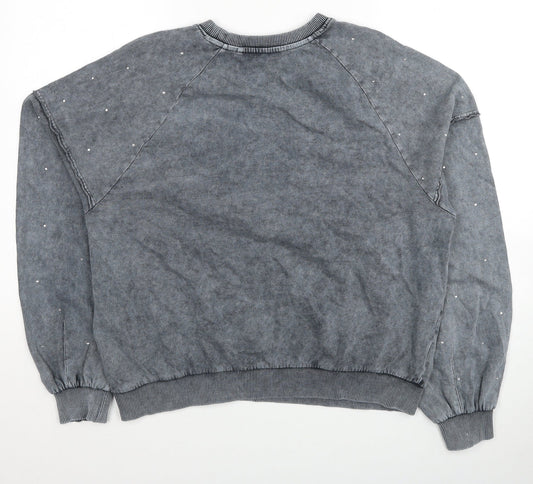 Womens UK Size M NEXT Grey Pullover Sweatshirt