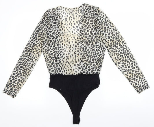 Womens UK Size 8 ASOS One-Piece Brown Bodysuit