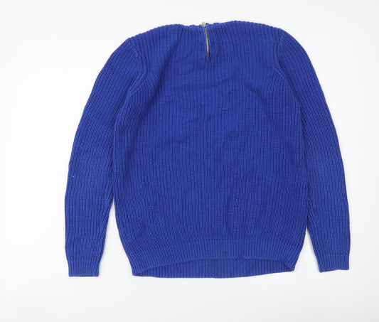 Womens UK Size 10 Dorothy Perkins Blue Pullover Jumper