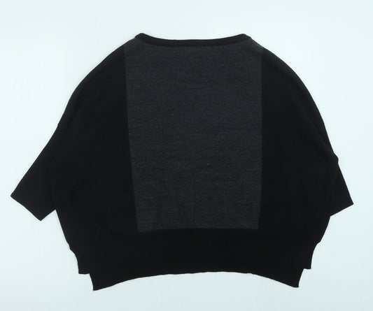 Womens UK Size 12 Marks and Spencer Black Pullover Jumper