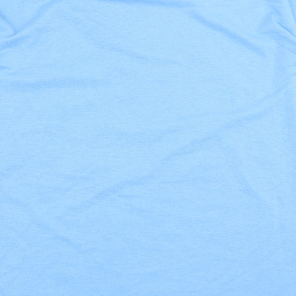 SheIn Womens Blue Elastane Pullover Sweatshirt Size S Pullover - Hello Smile