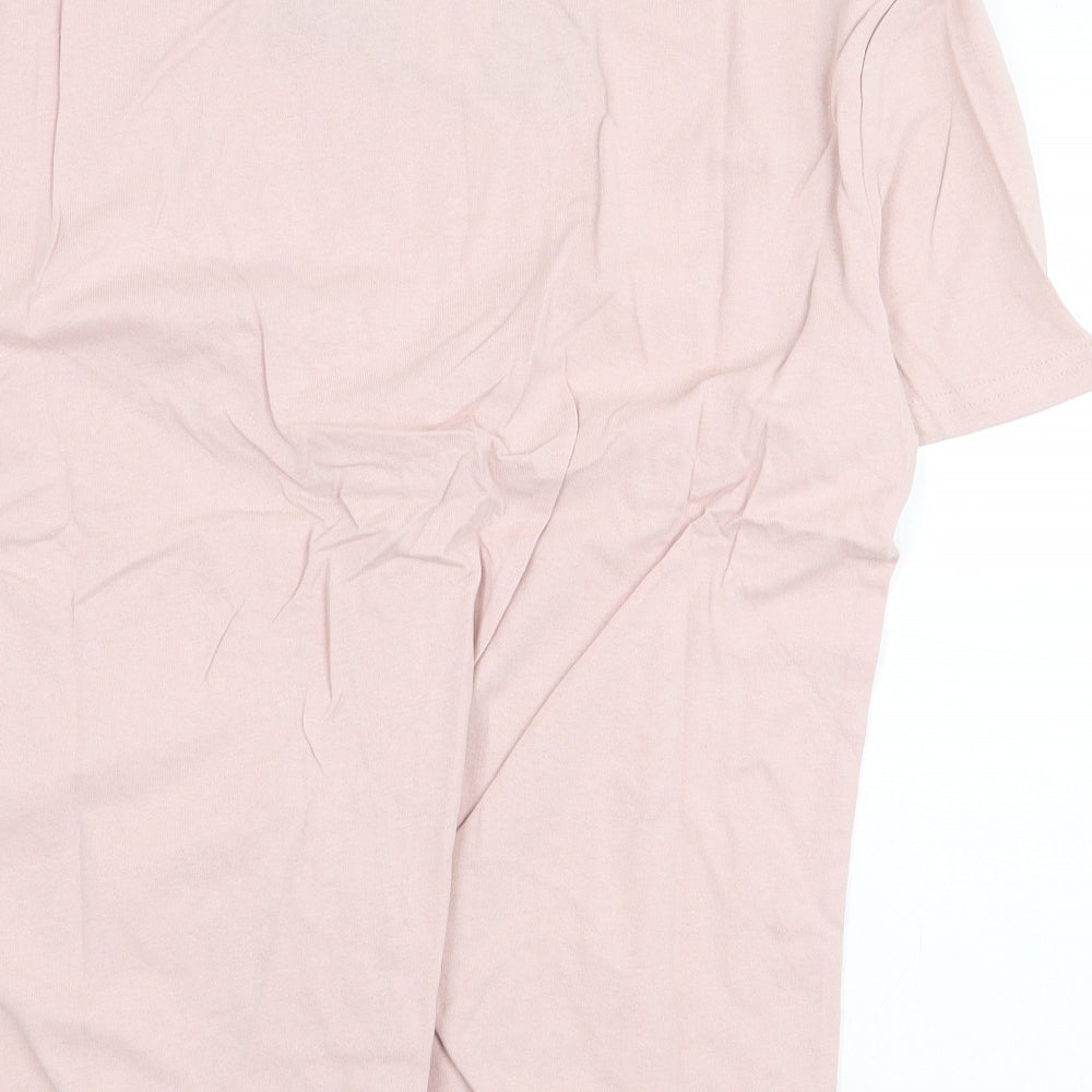 Womens UK Size L Eight Paris Pink Basic T-Shirt