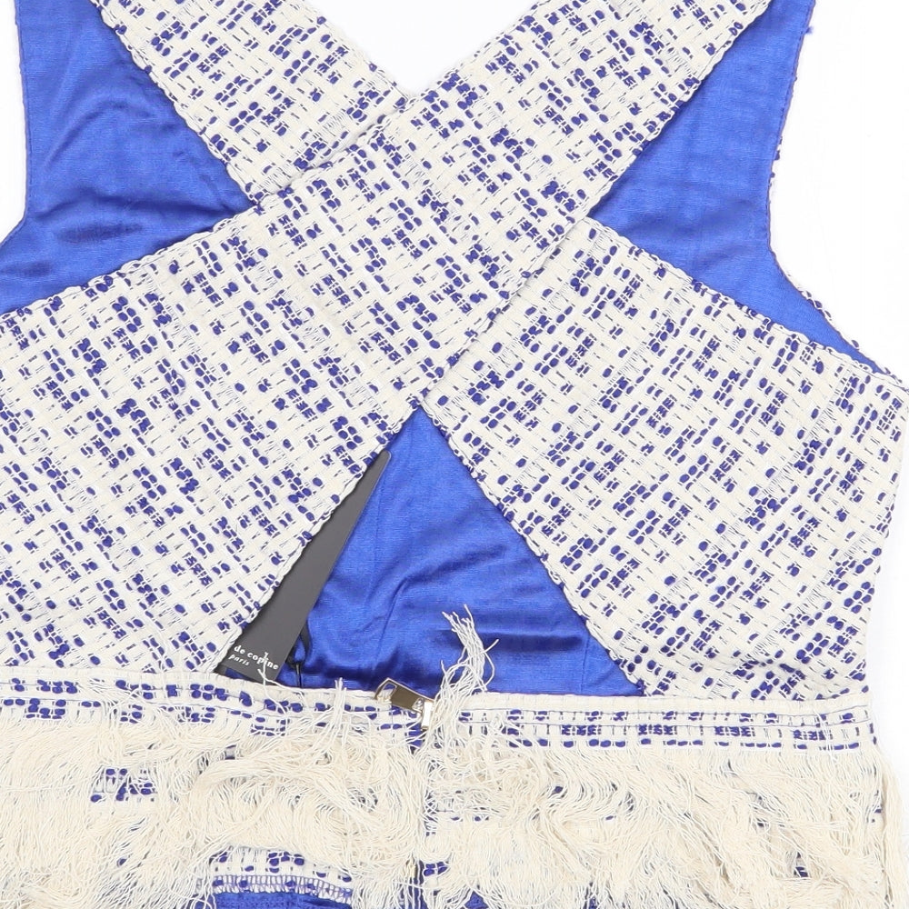 Womens UK Size L Drole De Copine Multicoloured Basic Tank