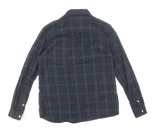 Crew Clothing Womens Multicoloured Plaid 100% Cotton Basic Button-Up Size 8 Collared