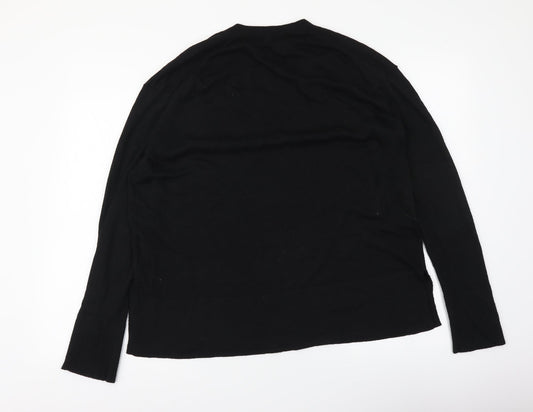 Womens UK Size M Zara Black Pullover Jumper