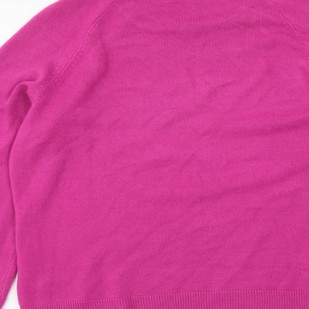 Womens UK Size 14 Marks and Spencer Purple Pullover Jumper