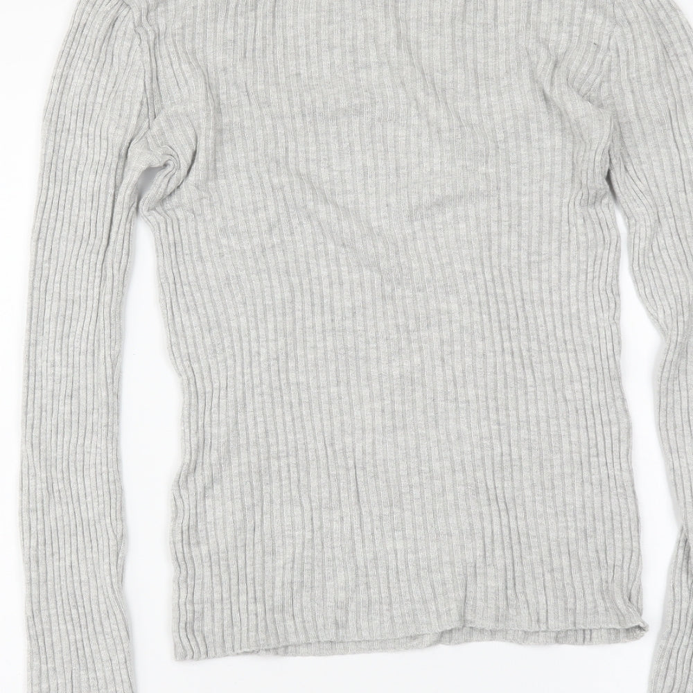 Womens UK Size 8 Atmosphere Grey Pullover Jumper