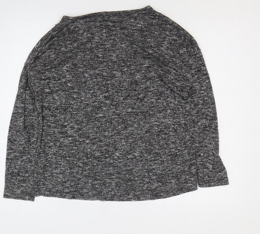 Womens UK Size 12 NEXT Grey Basic T-Shirt